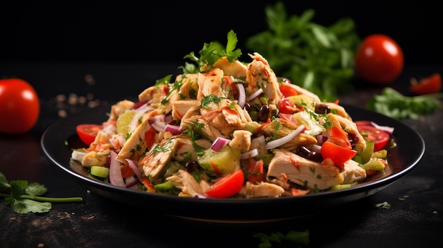 Cajun Chicken Salata